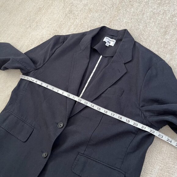 Ines De La Fressange x Uniqlo Linen Cotton Blue Blazer Jacket XXL - Picture 6 of 12